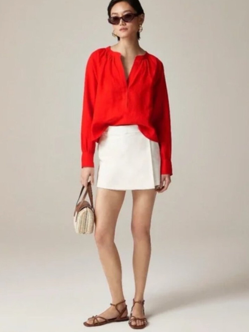 J. Crew Cabana top in linen - Picture 5 of 5